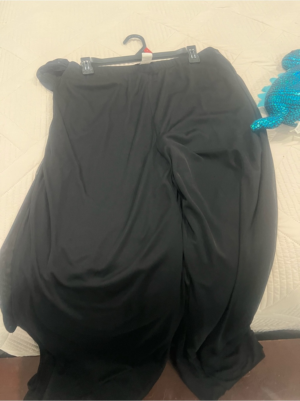 MSK Black Flowing Maxi Skirt with Elastic Waist